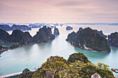 Panoramic view of Halong Bay, Vietnam