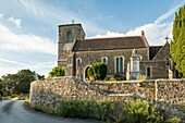Summer evening at St Mary´s church in Storrington, West Sussex, England.
