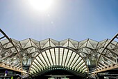 Lisbon oriente station designed by architect Calatrava, Lisbon, Portugal, Europe.