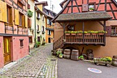 Eguisheim, Haut-Rhin, Alsace, France, Europe.