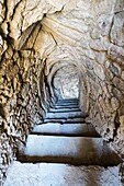 Pergamon Amphytheater Tunnel. Ancient Greece. Asia Minor. Turkey