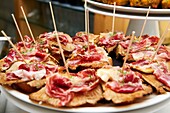 Spanish Tapas, Iberian Ham.