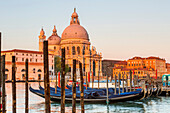 Basilica di Santa Maria della Salute, Grand Canal at Venice, Veneto, Italy, Europe.