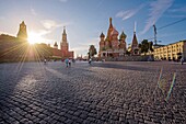 Red Square sunset (Moscow).