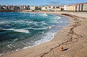 Orzan beach, Coruña city, Galicia, Spain.