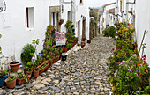 Das ehemals juedische Viertel in der Altstadt von Castelo de Vide. Europa, Suedeuropa, Portugal.