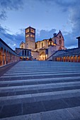 Basilica of San Francesco d'Assisi, Assisi, Italy.