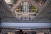 Malaysia, Kuala Lumpur, view from the Petronas Twin Towers gallery