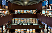 Spain, Madrid, Reina Sofia Museum, the library