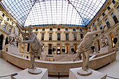 France, Paris, area listed as World Heritage by UNESCO, Louvre museum, the Marly courtyard