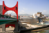 Spain, Biscaye Province, Spanish Basque Country, Bilbao, Guggenheim Museum (1997) by Canadian architect Frank Gehry