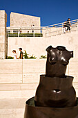 United States, California, Los Angeles, Santa Monica, the Getty Center by architect Richard Meier, Delusions of Grandeur Rene Magritte