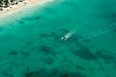 Dominican Republic, La Altagracia Province, Punta Cana, Bavaro beach (aerial view)