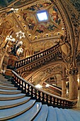 France, Paris, Garnier Opera house, the staircase