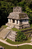 Mexico, state of Chiapas, Maya site of Palenque, listed as World Heritage by UNESCO, Temple of the Sun