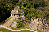 Mexico, Chiapas State, Maya site of Palenque, listed as World Heritage by UNESCO, Temple of the Sun