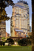 Australia, New South Wales, Sydney, Central Business District, seen from The Domain park