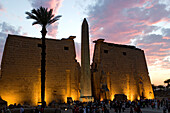 Egypt, Upper Egypt, Nile Valley, Luxor Temple listed as World Heritage by UNESCO