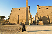 Egypt, Upper Egypt, Nile Valley, Luxor Temple listed as World Heritage by UNESCO