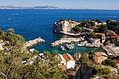 France, Bouches du Rhone, the Cote Bleue (the Blue Coast), the Niolon Calanque