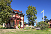 Restaurant and conference centre on the isle Fejan, Northern Stockholm archipelago, Uppland, Stockholms County, South Sweden, Sweden, Scandinavia, Northern Europe