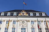 Rokoko-Rathaus am Marktplatz in Bonn, Nordrhein-Westfalen, Deutschland