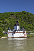 Pfalzgrafenstein Castle in the Rhine, Kaub, Upper Middle Rhine Valley, Rheinland-Palatinate, Germany, Europe