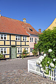 Houses in the old town of Ærøskøbing, Island Ærø, South Funen Archipelago, Danish South Sea Islands, Southern Denmark, Denmark, Scandinavia, Northern Europe