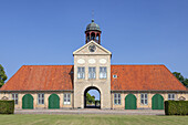 Torhaus im Schloss Augustenborg, Insel Als, Dänische Südsee, Süddänemark, Dänemark, Europa, Nordeuropa