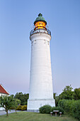Leuchtturm Stevns Fyr am Stevns Klint, Højerup, Store Heddinge, Halbinsel Stevns, Insel Seeland, Dänemark, Nordeuropa, Europa
