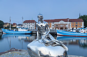 Sculpture Han in the harbour of Helsingør, Island of Zealand, Scandinavia, Denmark, Northern Europe