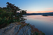 Rur-Stausee bei Heimbach, Eifelsteig, Nationalpark Eifel, Eifel, Nordrhein-Westfalen, Deutschland