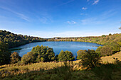 Weinfelder Maar Totenmaar, bei Daun, Eifelsteig, Eifel, Rheinland-Pfalz, Deutschland