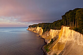 chalk cliffs, Jasmund national park, Ruegen, Baltic Sea, Mecklenburg-West Pomerania, Germany