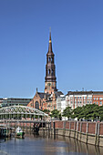 Church st. Catharine by the canal Zollkanal, Hanseatic City Hamburg, Northern Germany, Germany, Europe