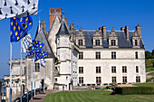 France, Indre et Loire, Loire Valley, listed as World Heritage by UNESCO, the castle of Amboise