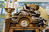 France, Loire Atlantique, Nantes, European Green Capital 2013, La Cigale Brasserie, interior decorated with Art Nouveau Style