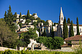 France, Gard, La Roque sur Ceze, labelled Les Plus Beaux Villages de France (The Most Beautiful Villages of France)