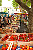 France, Herault, Serignan, market day