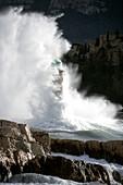 France, Bouches du Rhone, Cassis, Labbe wind, south west wind on the Cassis lighthouse