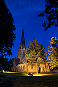 Canada, New Brunswick, Fredericton, Christ Church Cathedral, illumination by night la nuit