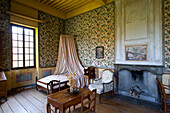 France, Savoie, Chambery, Les Charmettes, country home of Mme de Warens which housed philisopher and writer Jean Jacques Rousseau, bedroom of Mme de Warens