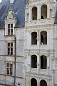France, Indre et Loire, Loire Valley listed as World Heritage by UNESCO, Chateau d' Azay le Rideau, honor staircase