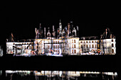 France, Loir et Cher, Loire Valley listed as World Heritage by UNESCO, Chateau de Chambord, son et lumiere display