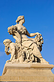 France, Yvelines, Chateau de Versailles, listed as World Heritage by UNESCO, Abundance statue by Antoine Coysevox