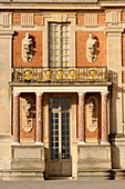 France, Yvelines, Chateau de Versailles, listed as World Heritage by UNESCO, facade of the Royal Courtyard