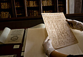 Italy, Tuscany, Pisa, Domus Galileiana, studies centre on Italian scientist Galileo Galilei where some of his original documents can be found