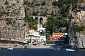 Italy, Campania, Amalfi Coast, listed as World Heritage by UNESCO, Praiano, Marina di Praia