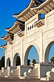 Taiwan, Taipei, National Chiang Kai-shek Memorial Hall erected in memory of Chang Kai-shek, former President of the Republic of China which has established his temporary government on the island in 1949