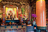 Taiwan, Taipei, Pao An (Bao An) taoist temple, altar